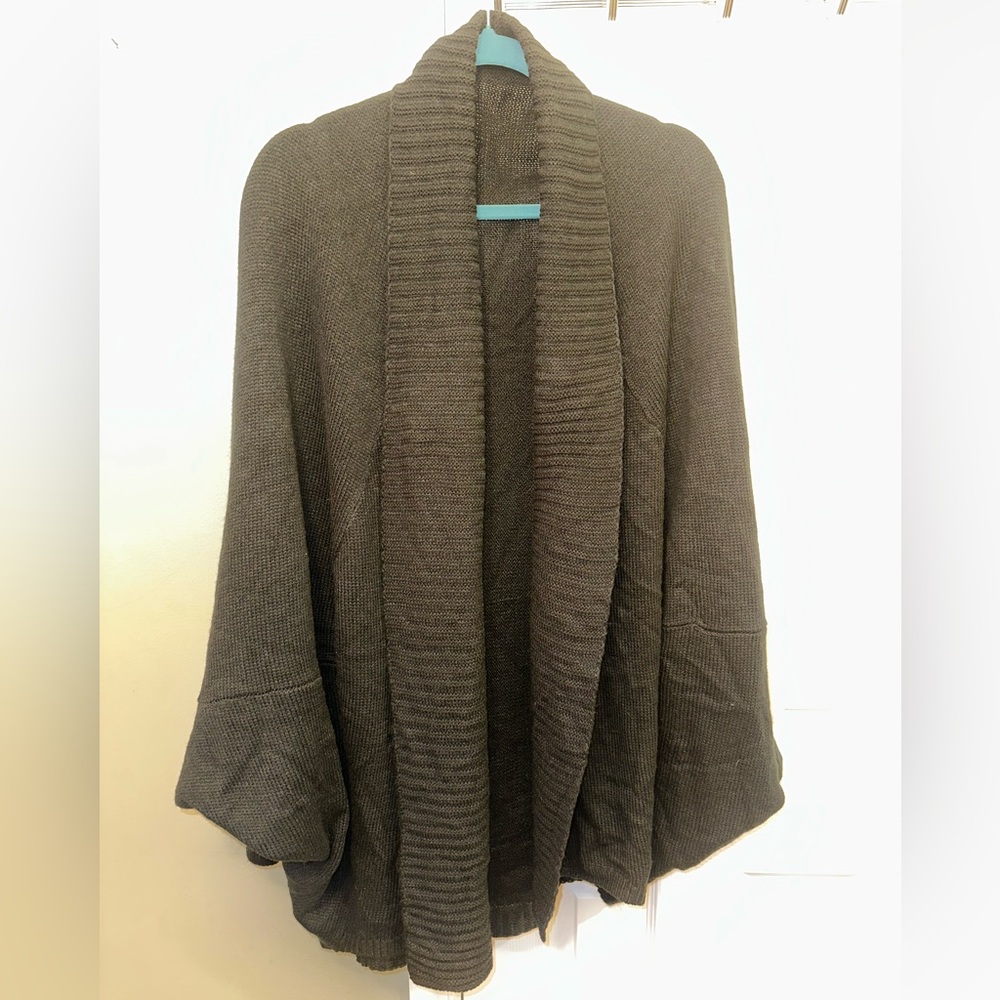 BloomChic Cozy Open-Front Knit Cardigan with Dolman‎ Sleeves